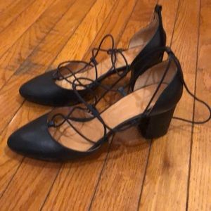 Intentionally Blank lace up heels